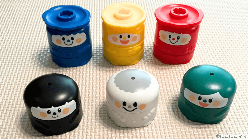 こどもちゃれんじ「ぷち」のエデュトイ、「いろりん」の写真。